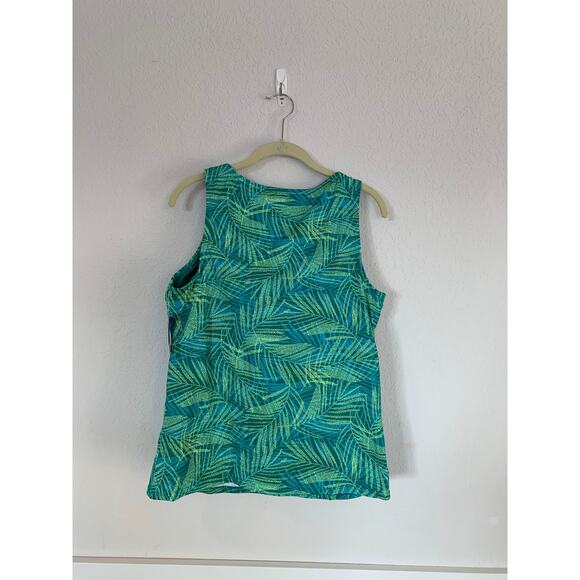 Lands End Chlorine Resistant Tankini Swim 14 DDD NWT - Picture 3 of 6